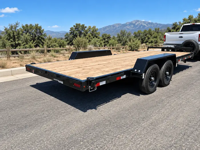 Flatbed Trailers for rent at Eastvale Trailers